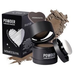 MSMEESUYA 2PK Hairline Shadow Powder‎ 06 Ash Brown Waterproof Root Touch Up 4g